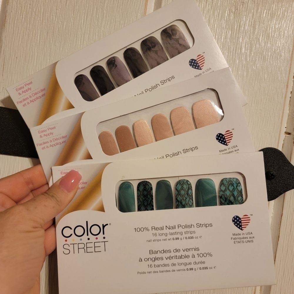 Color Street 16 Long Lasting Nail‎ Polish Strips